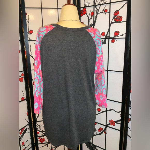 Wanderlust XXL Neon Colors Long Sleeve Blouse - Picture 4 of 7